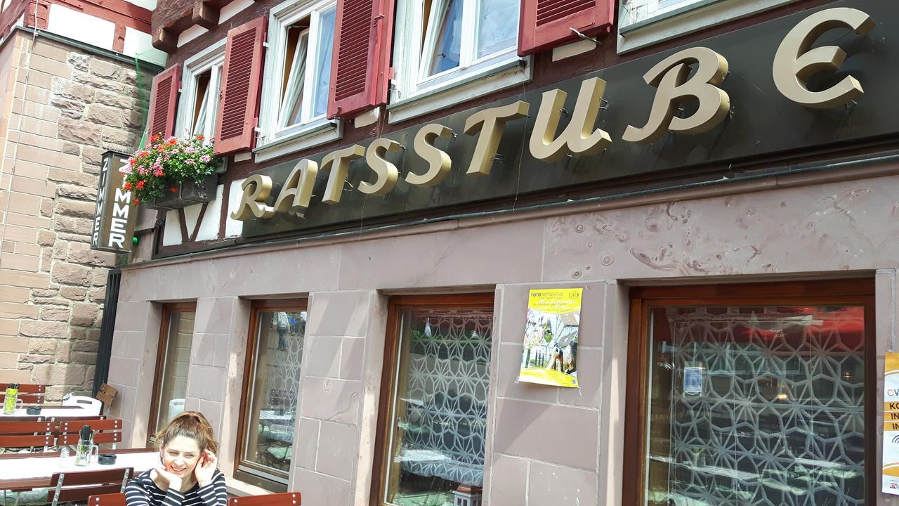Hotel-Restaurant Ratsstube Кальв Экстерьер фото
