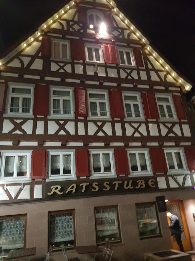 Hotel-Restaurant Ratsstube Кальв Экстерьер фото